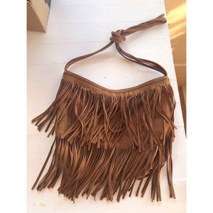 Fringe crossbody bag